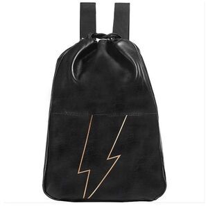 Carolina Herrera bad boy black backpack rucksack Weekender gym bag black‎